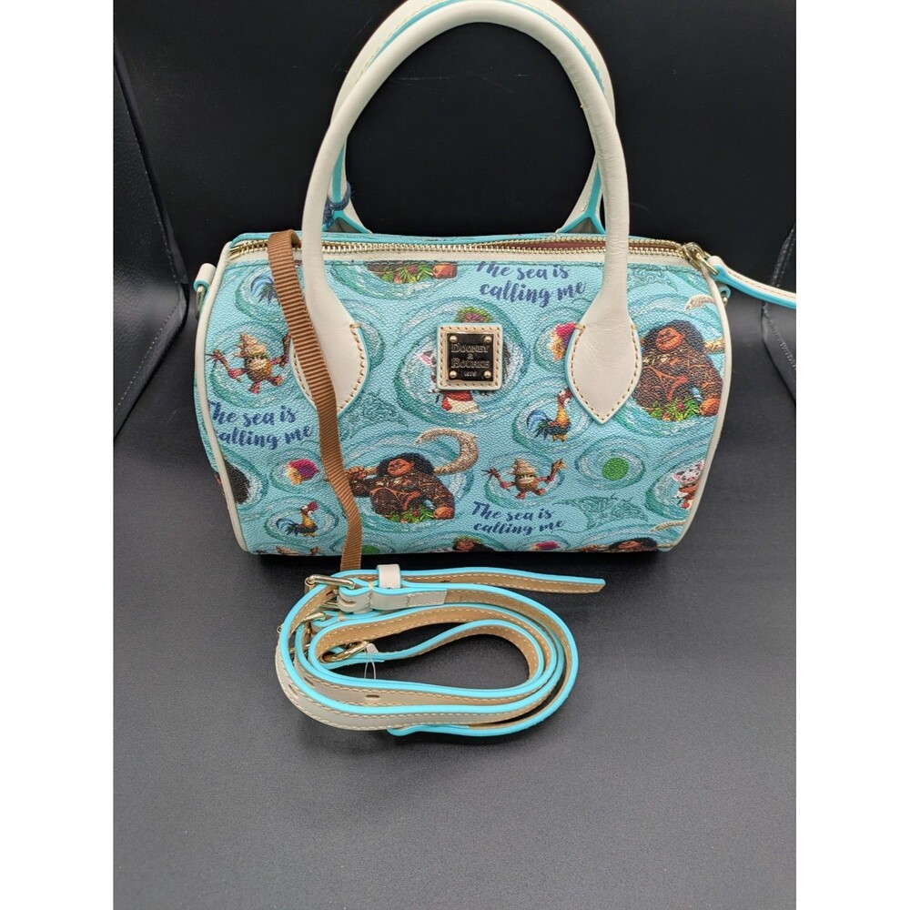 Disney Parks Dooney & Bourke Moana Barrel Bag Purse New With Tags - Picture 8 of 8